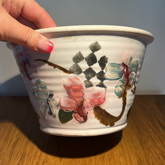 Handcrafted, beautiful bowl serving,decorative pottery, signed by woodhill - Picture 6 of 17